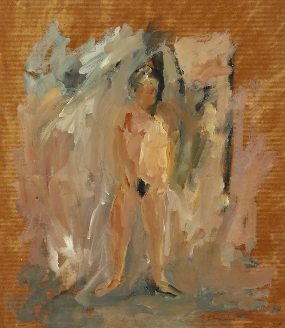 FEMALE NUDE by Basil Blackshaw HRHA RUA (1932-2016) at Whyte's Auctions