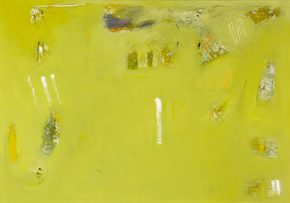 YELLOW LANDSCAPE, 1998 by Mike Fitzharris (b.1952) at Whyte's Auctions
