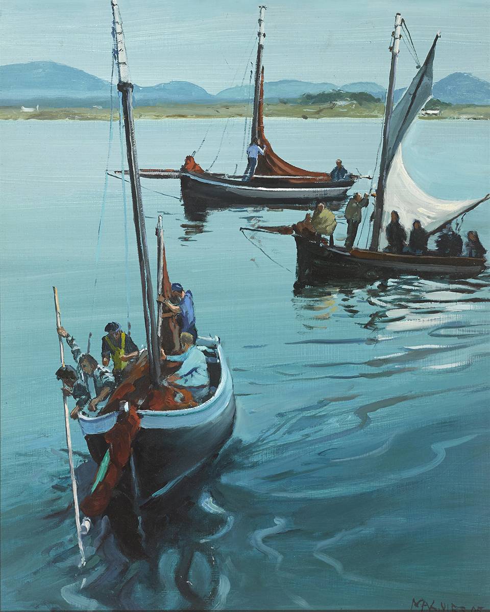 REGATTA, ROUNDSTONE, 2005 by Cecil Maguire RHA RUA (1930-2020) at Whyte's Auctions