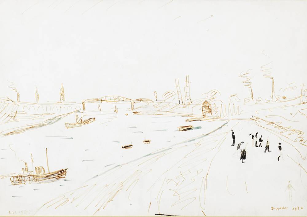 DROGHEDA, 1970 by Laurence Stephen Lowry (1887-1977) at Whyte's Auctions