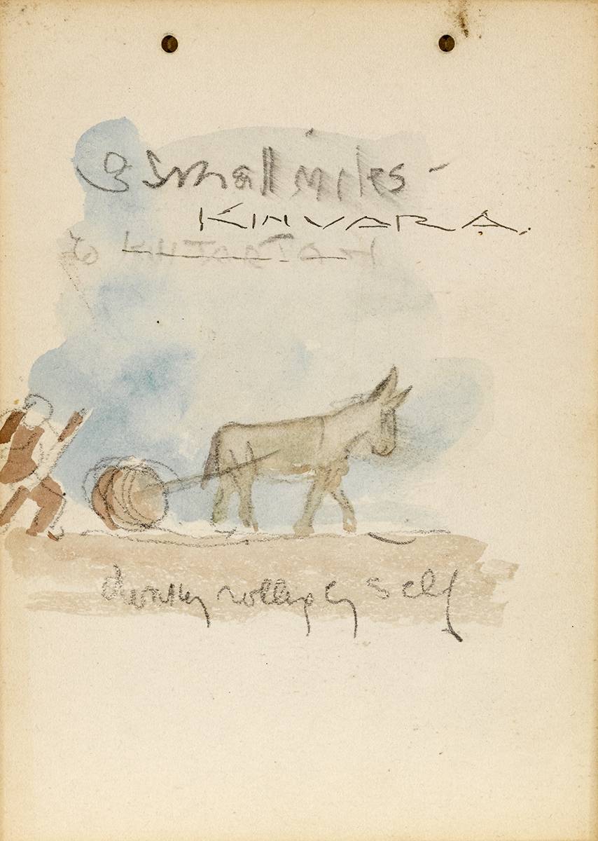 THREE SMALL MILES, KINVARA TO KILTARTAN, 1899 by Jack Butler Yeats RHA (1871-1957) RHA (1871-1957) at Whyte's Auctions