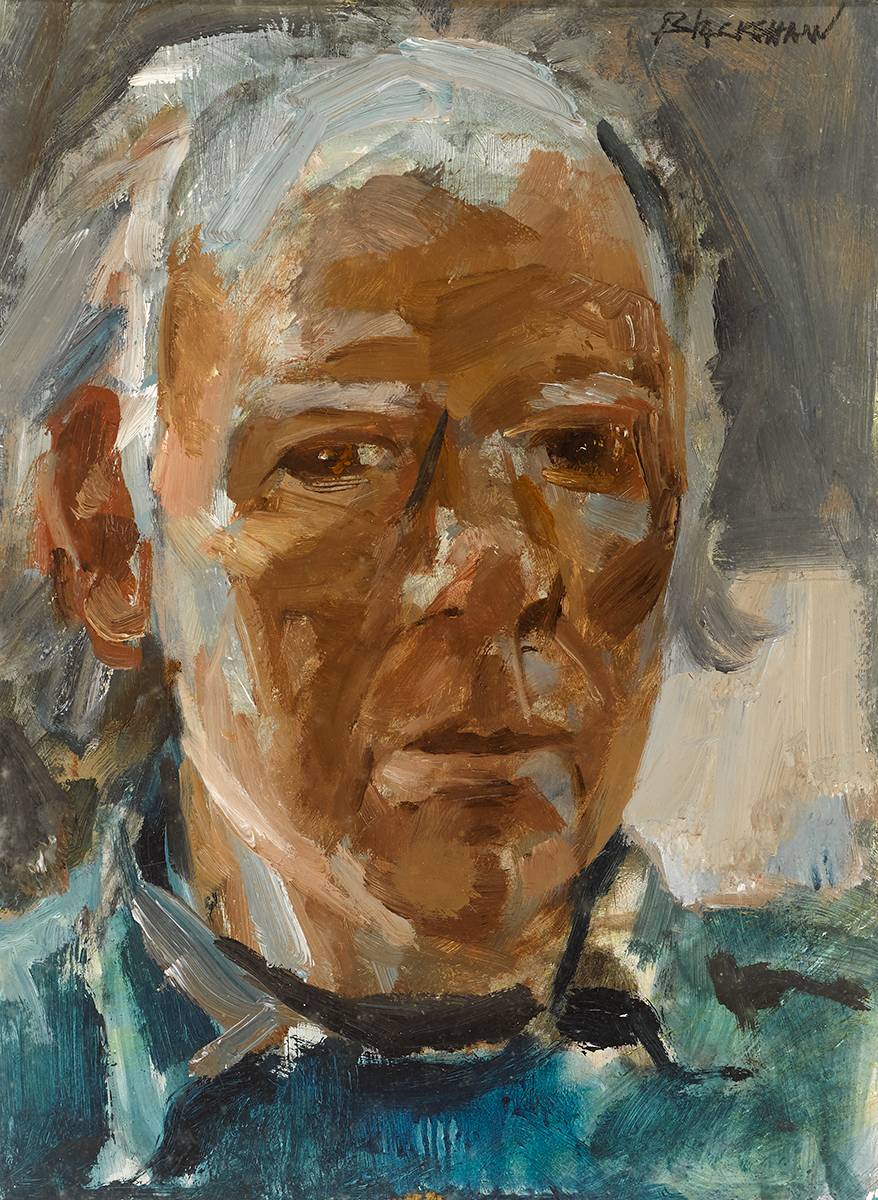 SELF PORTRAIT by Basil Blackshaw HRHA RUA (1932-2016) at Whyte's Auctions