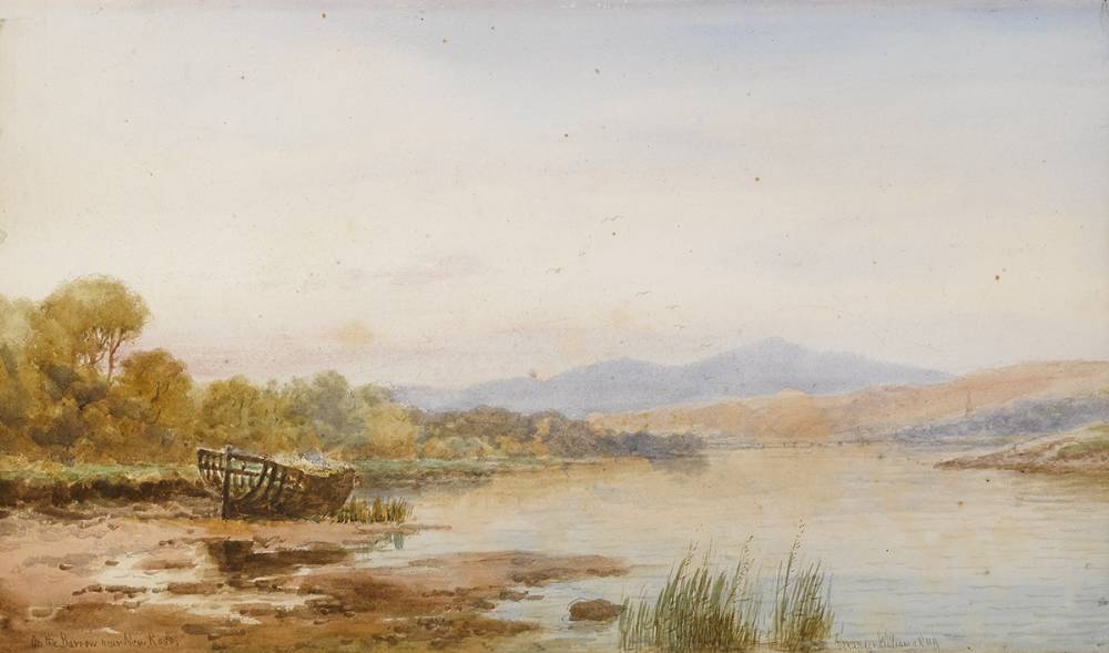 ON THE BARROW NEAR NEW ROSS, COUNTY WEXFORD by Alexander Williams RHA (1846-1930) at Whyte's Auctions