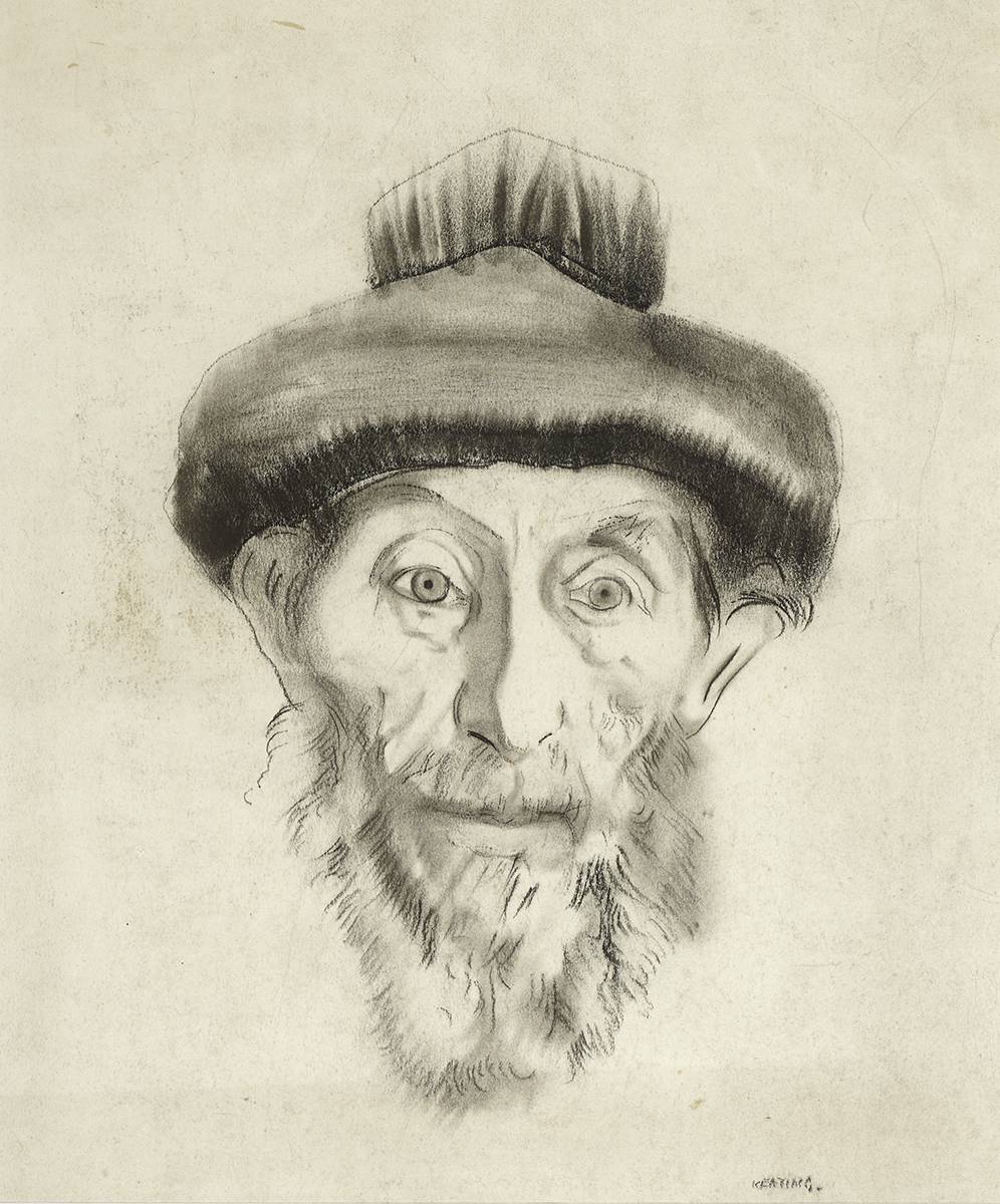 PORTRAIT SKETCH OF CHARLES VINCENT LAMB by Seán Keating PPRHA HRA HRSA (1889-1977) PPRHA HRA HRSA (1889-1977) at Whyte's Auctions