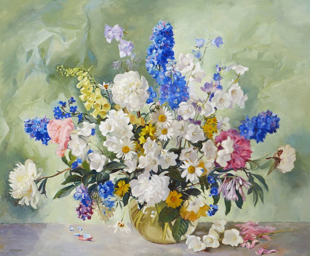 STILL LIFE WITH FLOWERS by Geraldine O'Brien (1922-2014) at Whyte's Auctions