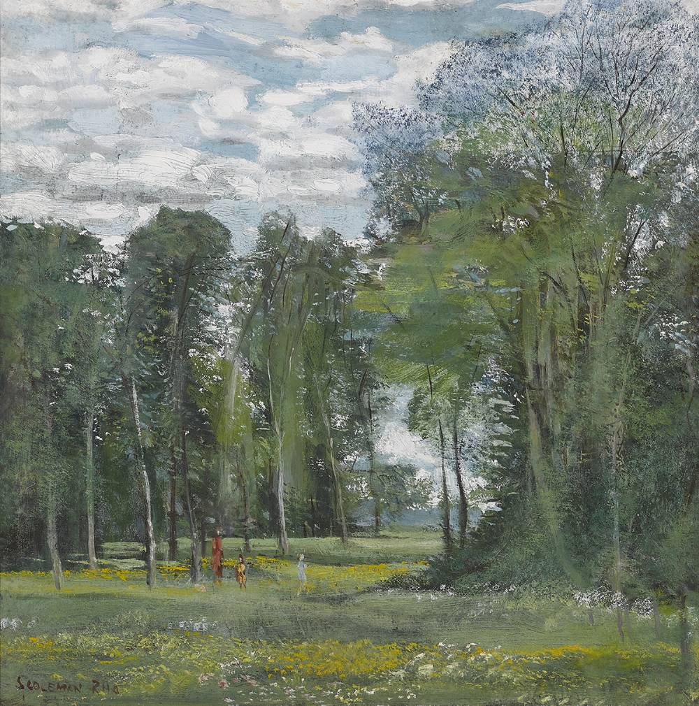 LANDSCAPE WITH TREES by Simon Coleman RHA (1916-1995) at Whyte's Auctions