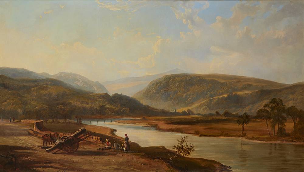 ON THE GLASLYN, NORTH WALES, 1865 by John Faulkner RHA (1835-1894) at Whyte's Auctions
