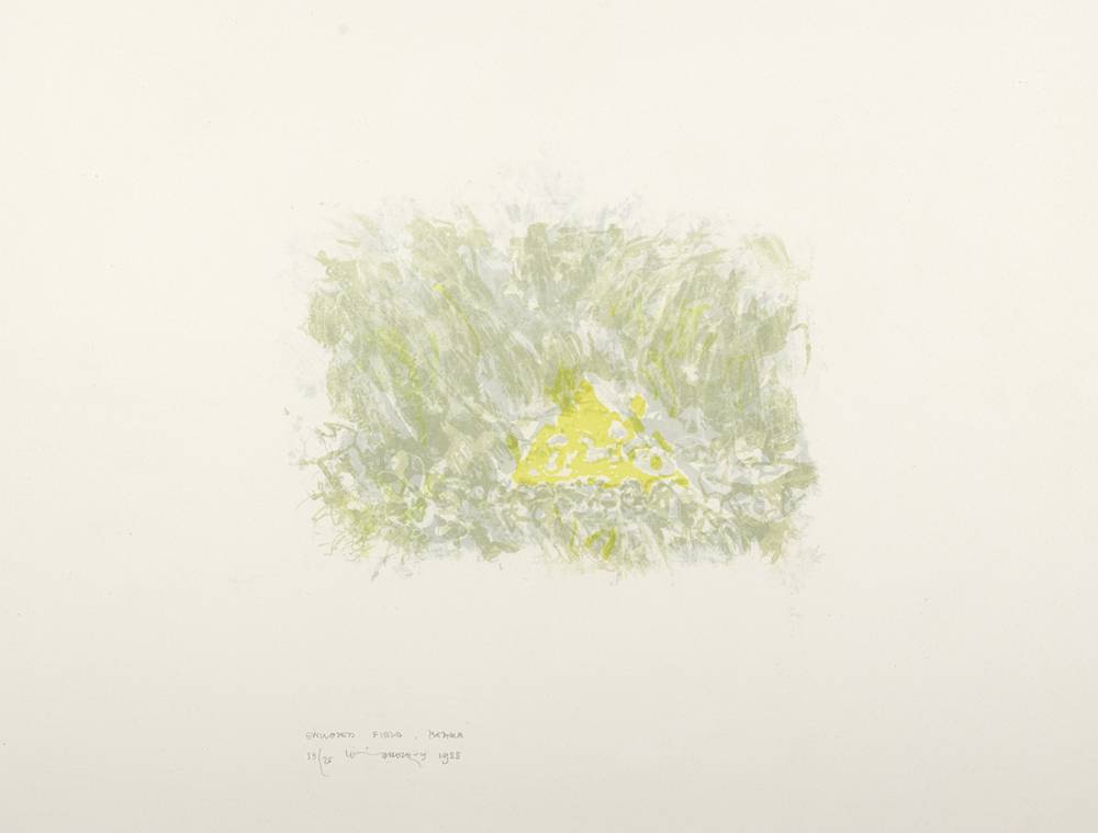 ENCLOSED FIELD, BEARA, 1988 by Louis le Brocquy HRHA (1916-2012) at Whyte's Auctions