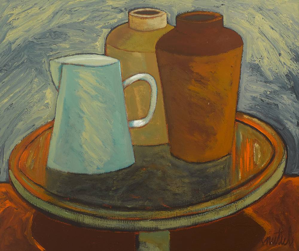 STILL LIFE WITH JUGS by Graham Knuttel (b.1954) at Whyte's Auctions