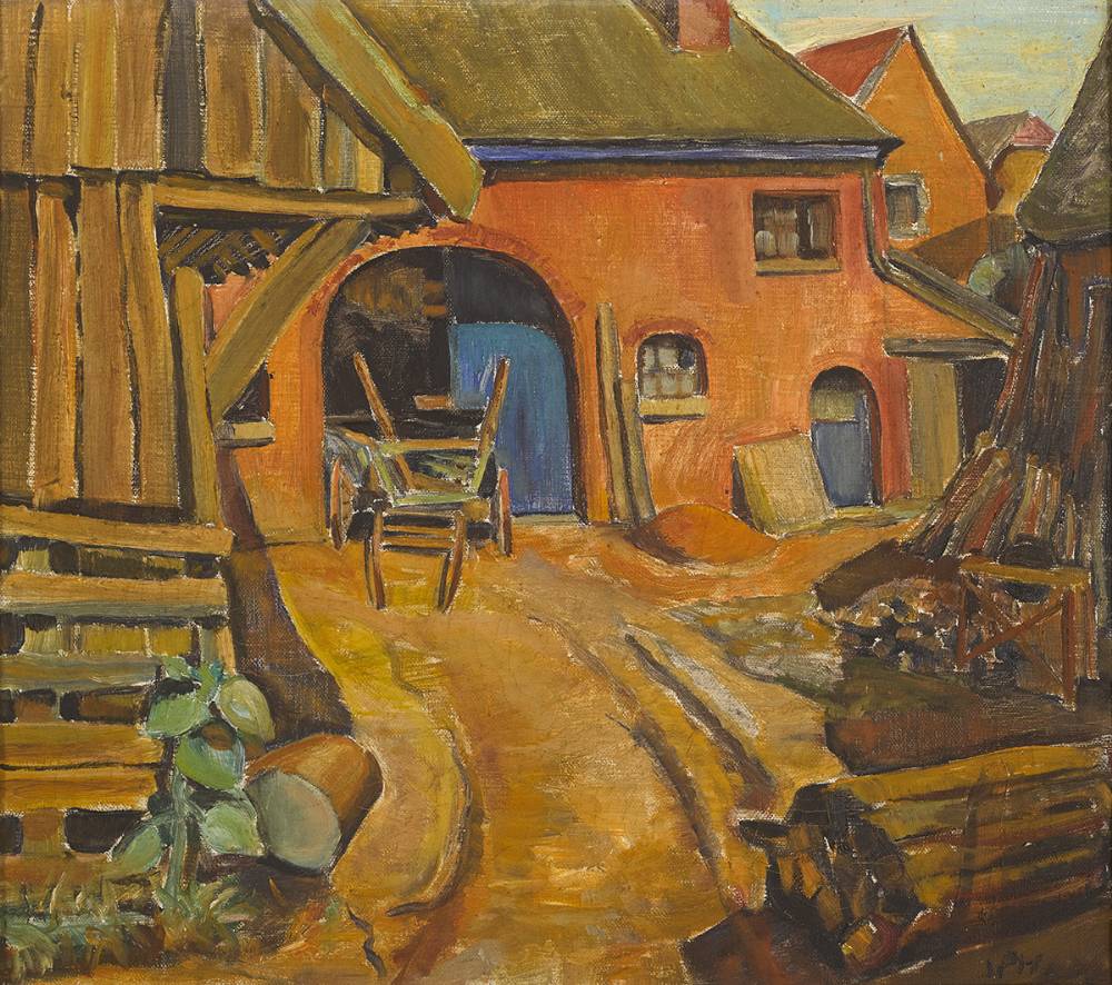 FARMYARD by Father Jack P. Hanlon (1913-1968) at Whyte's Auctions