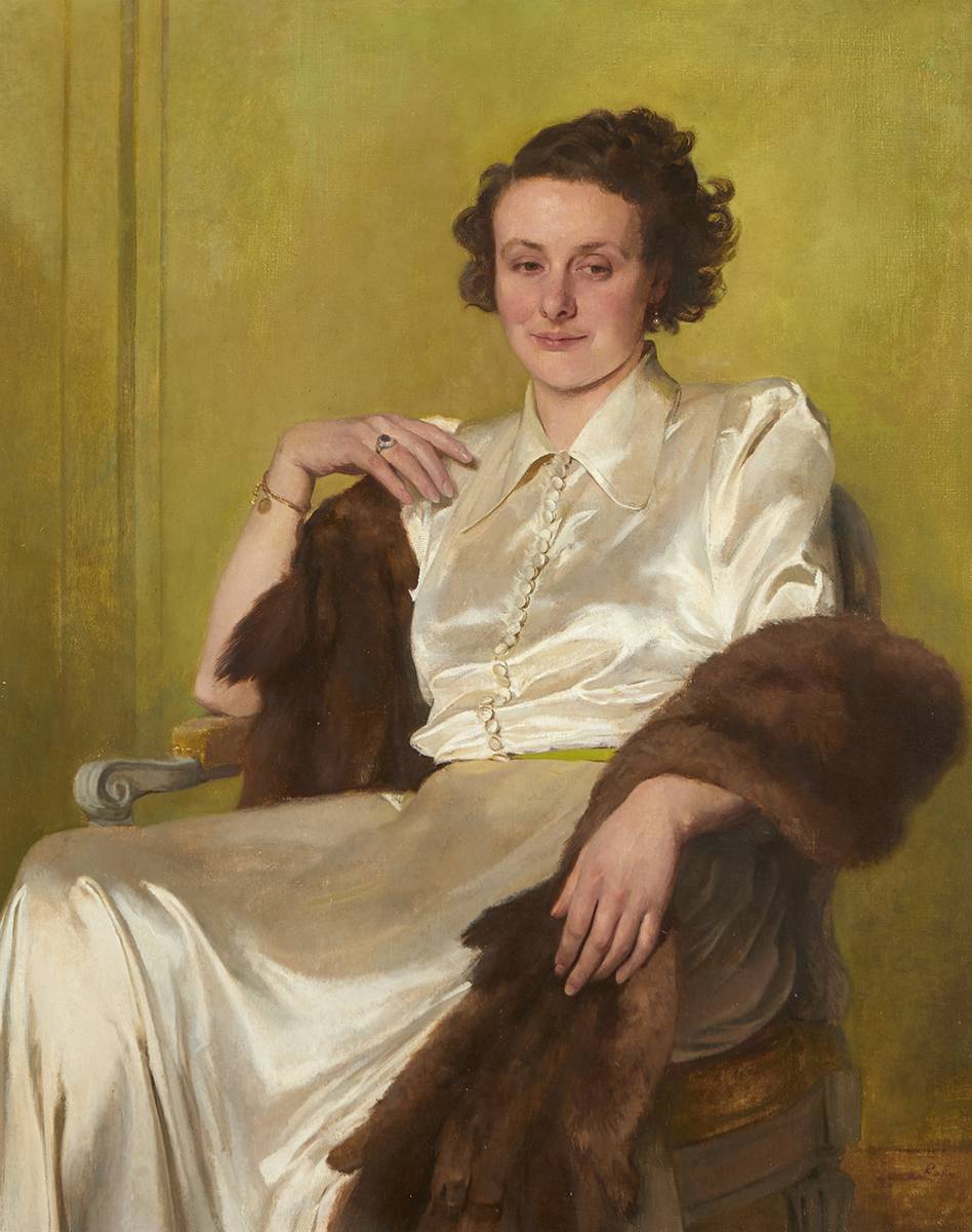 PORTRAIT OF A LADY by Sir Gerald Festus Kelly PRA RHA HRSA (1879-1972) at Whyte's Auctions
