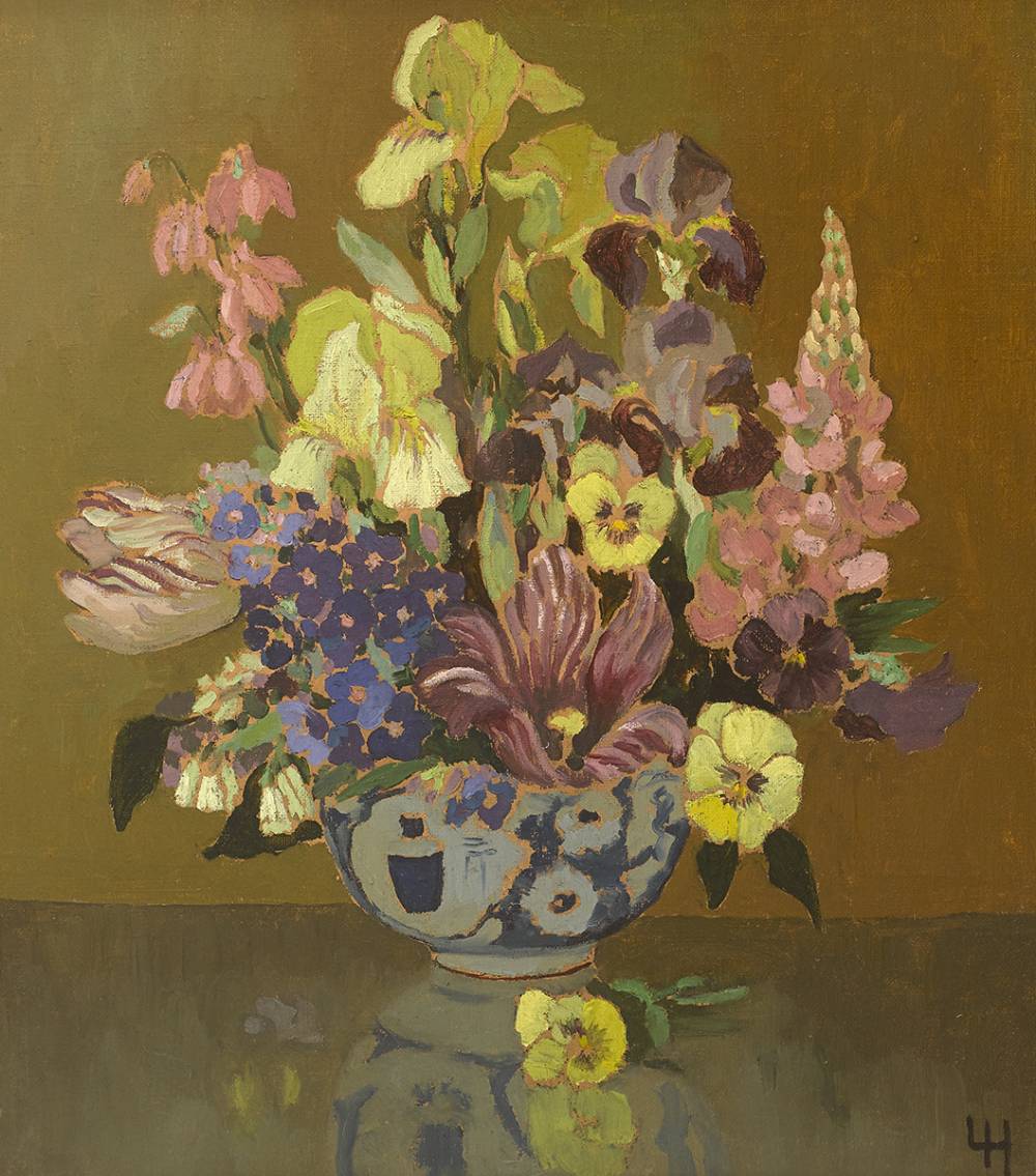 STILL LIFE WITH FLOWERS by Letitia Marion Hamilton RHA (1878-1964) at Whyte's Auctions