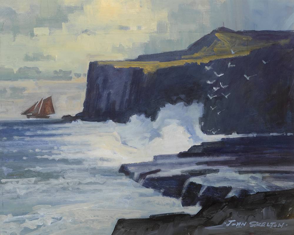 ATLANTIC SEABOARD, COUNTY MAYO, 2004 by John Skelton (1923-2009) (1923-2009) at Whyte's Auctions