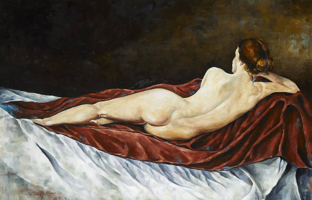 AFTER DIEGO VELÁZQUEZ'S ROKEBY VENUS, 1999 by David Ffrench le Roy (b.1971) (b.1971) at Whyte's Auctions