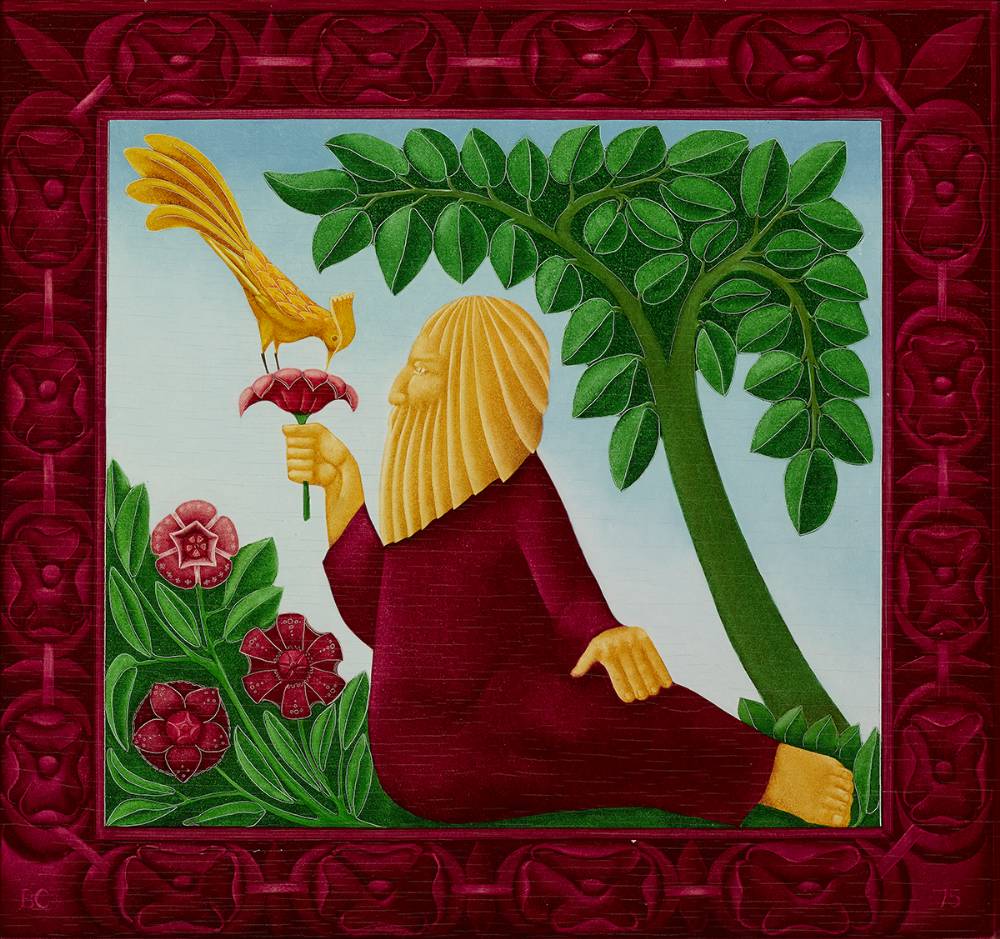 ST. NECTAIRE AND THE BIRD OF PARADISE, 1975 by Barry Castle (1935-2006) at Whyte's Auctions