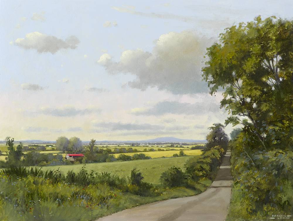 THE OLD ROAD TO ARDEE, 1989 by Padraig Lynch sold for �3,000 at Whyte's Auctions