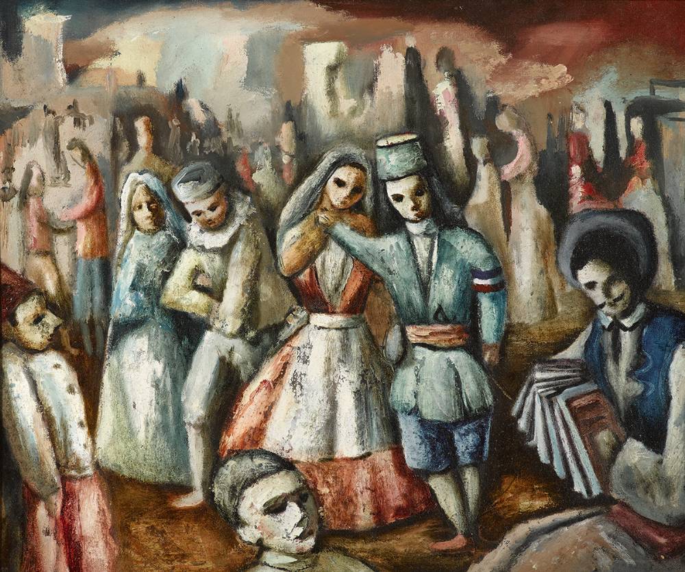 THE DANCE OF THE DOLLS by Daniel O'Neill (1920-1974) (1920-1974) at Whyte's Auctions