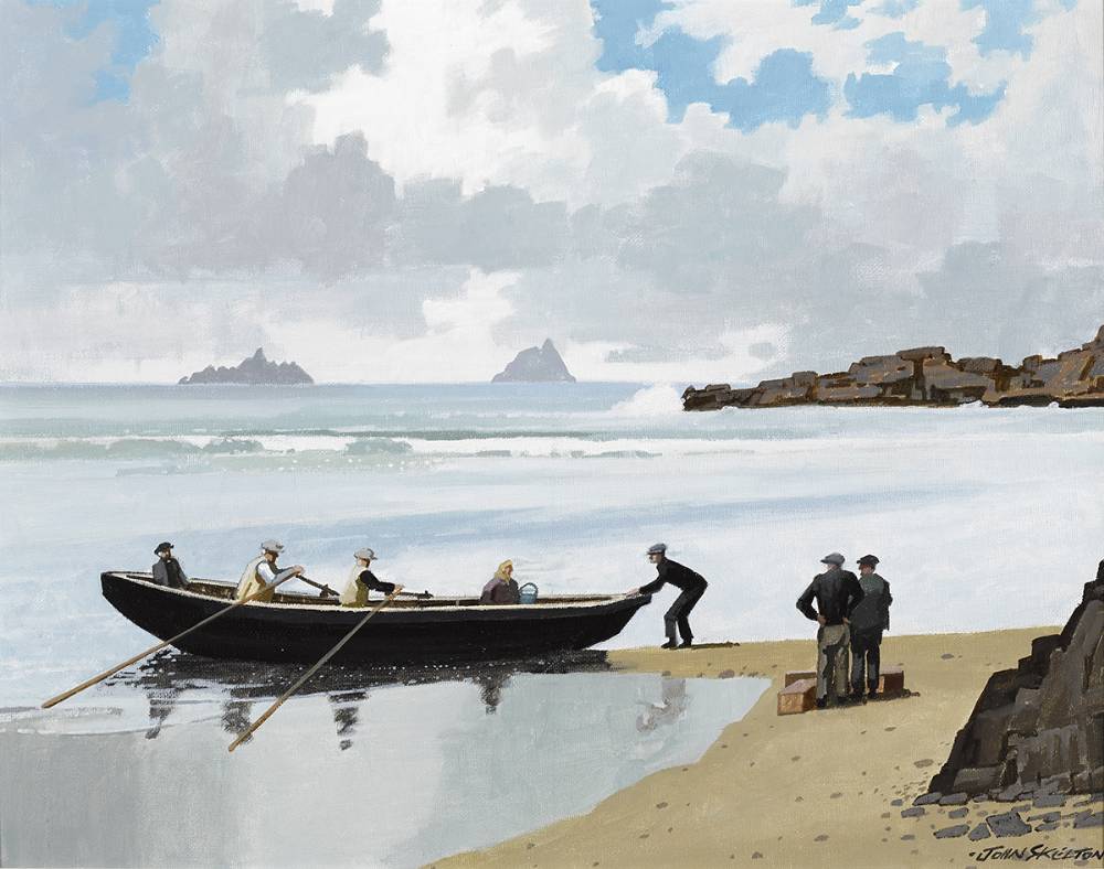 SKELLIG RISE, COUNTY KERRY by John Skelton sold for �2,200 at Whyte's Auctions