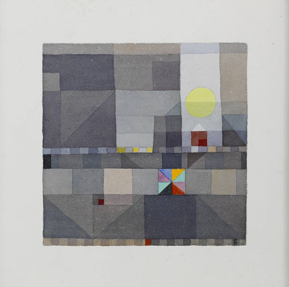 CUBIST DESIGN by Colin Middleton sold for �3,400 at Whyte's Auctions