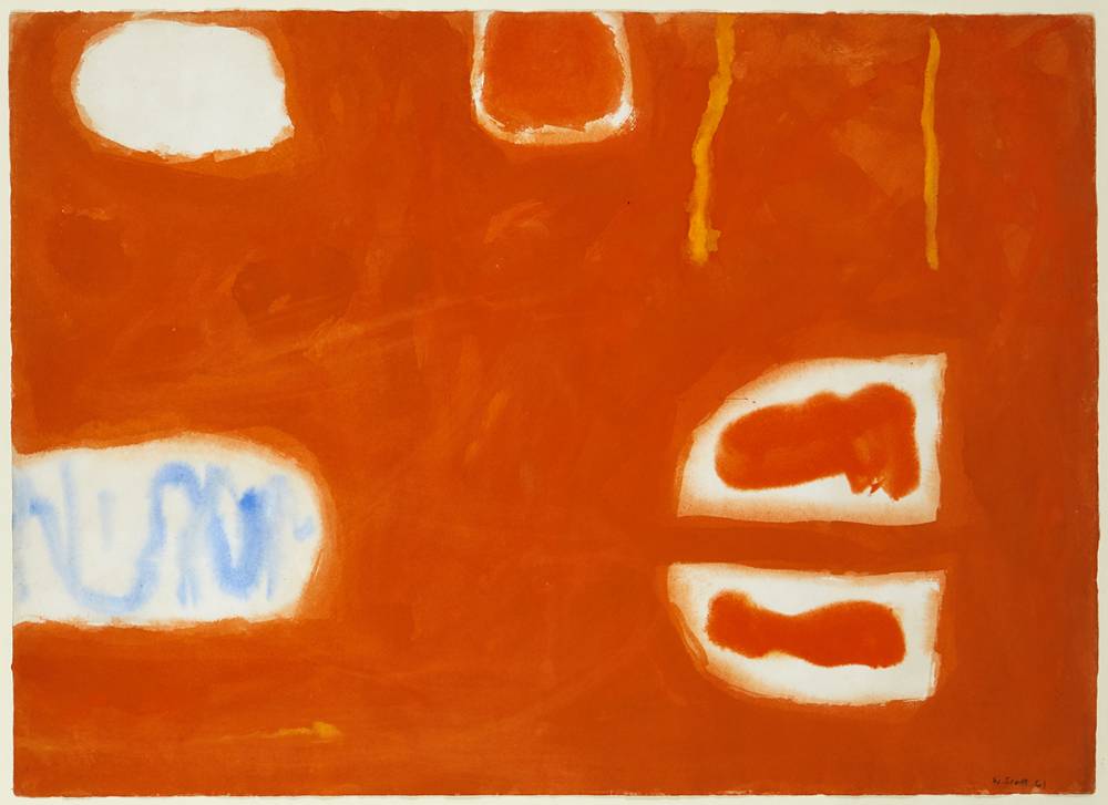 UNTITLED, 1961 by William Scott sold for �10,000 at Whyte's Auctions