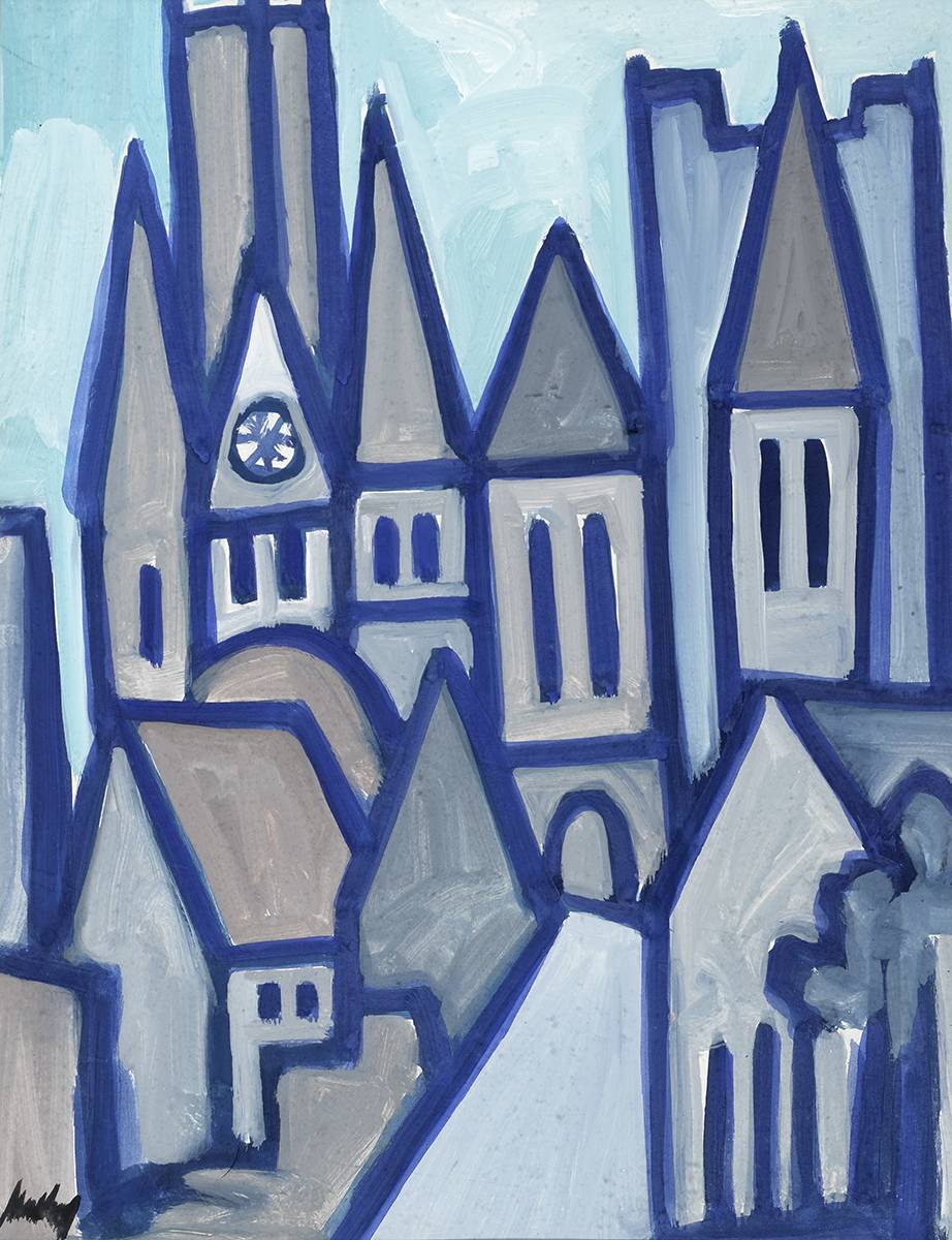 STEEPLES by Markey Robinson (1918-1999) (1918-1999) at Whyte's Auctions