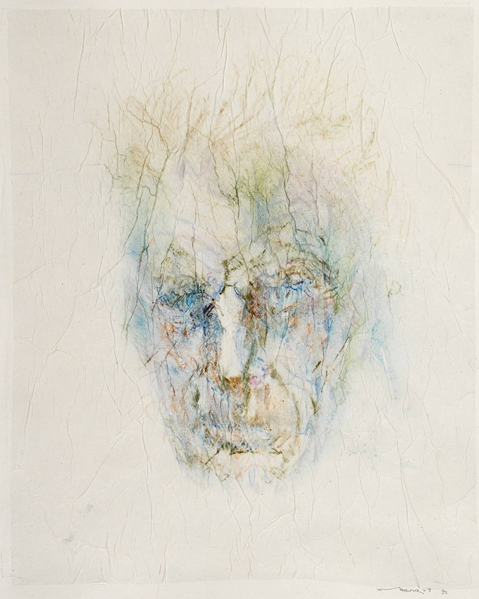 IMAGE OF SAMUEL BECKETT, 1992 by Louis le Brocquy HRHA (1916-2012) HRHA (1916-2012) at Whyte's Auctions