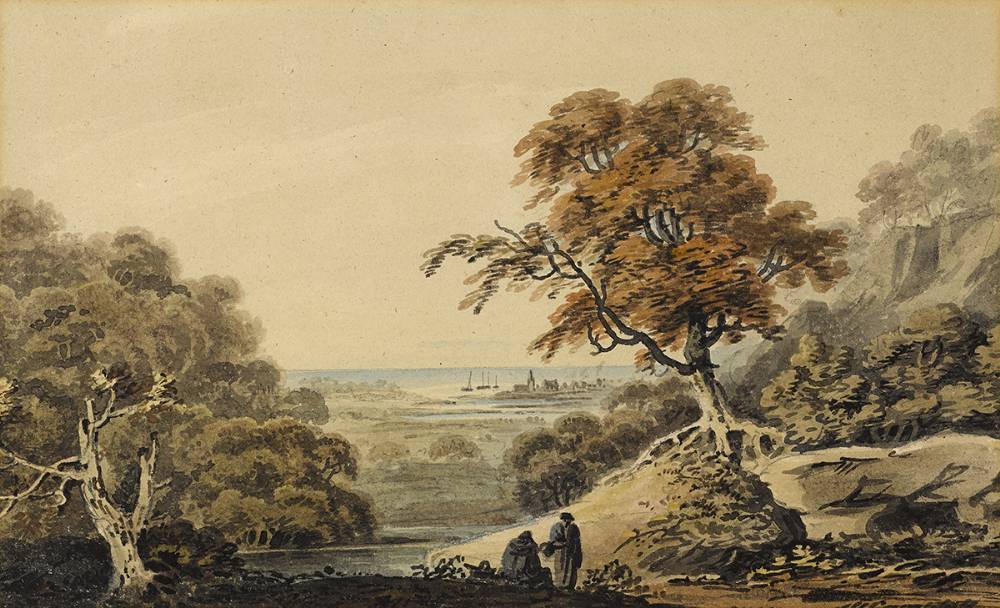 VIEW OF THE BAY, COUNTY WICKLOW by John Henry Campbell (1757-1828) (1757-1828) at Whyte's Auctions