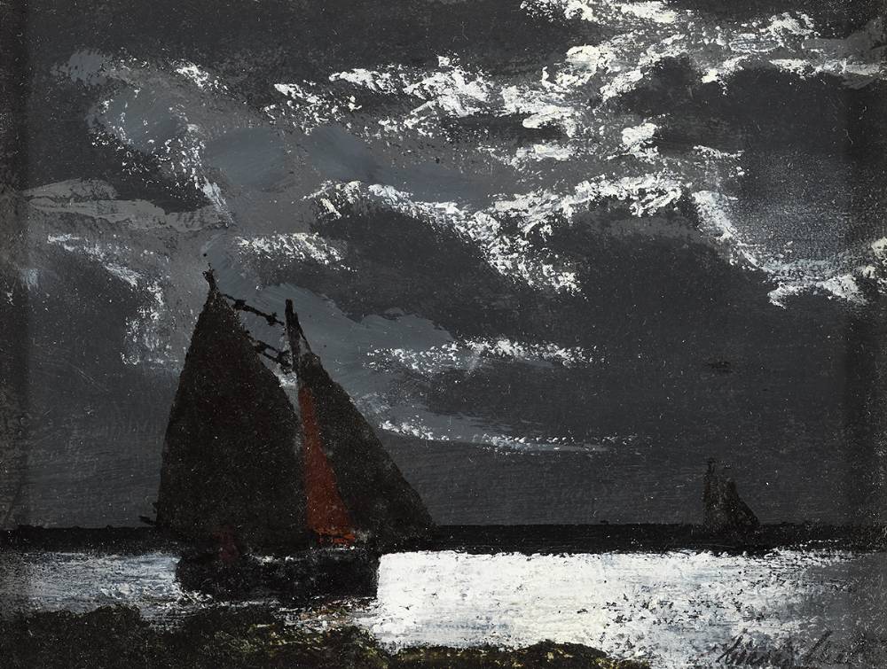 GALWAY HOOKERS by Ciaran Clear sold for �1,900 at Whyte's Auctions