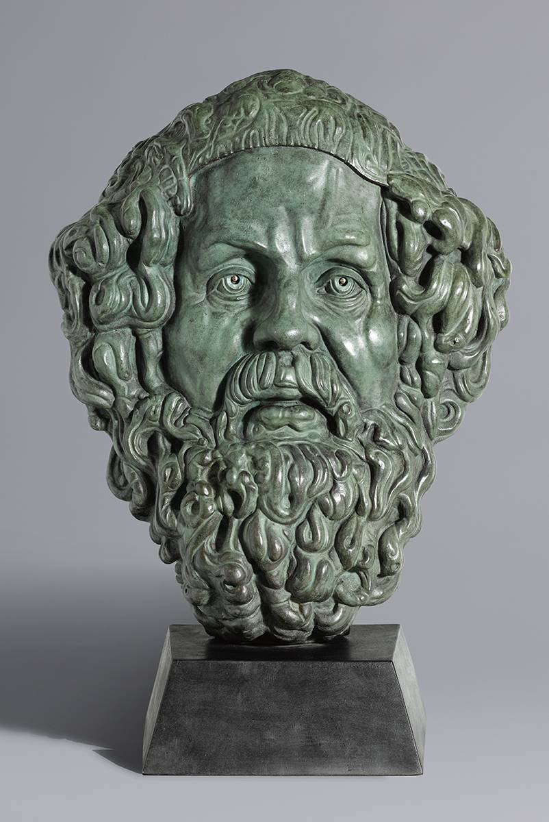 MASK OF THE CAMPANILE, DEMOSTHENES [TRINITY COLLEGE, DUBLIN] by Rory Breslin sold for �11,000 at Whyte's Auctions