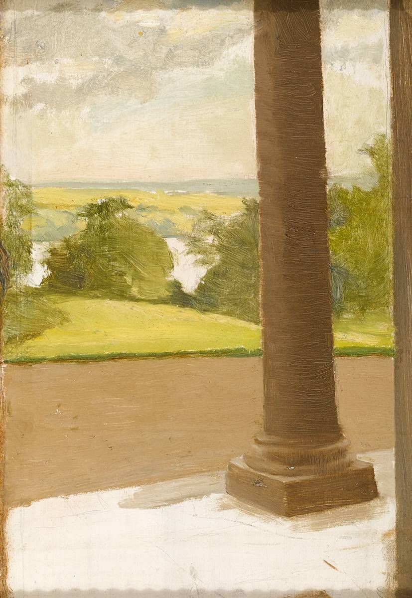 LANDSCAPE FROM PORTICO by Sarah Cecilia Harrison HRUA (1863-1941) at Whyte's Auctions