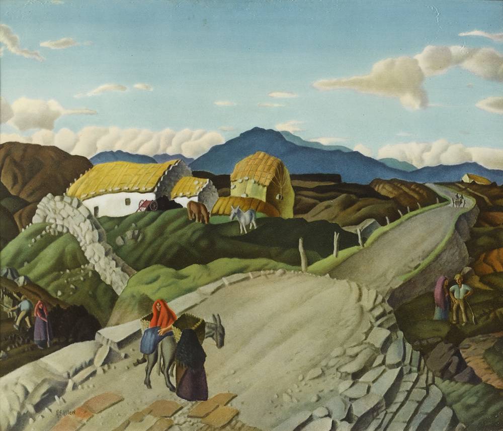ACHILL LANDSCAPE by Harry Epworth Allen RBA (1894-1958) at Whyte's Auctions