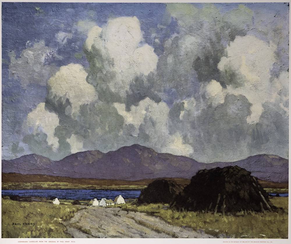 CONNEMARA LANDSCAPE POSTERS (SET OF FOUR) by Paul Henry RHA (1876-1958) at Whyte's Auctions