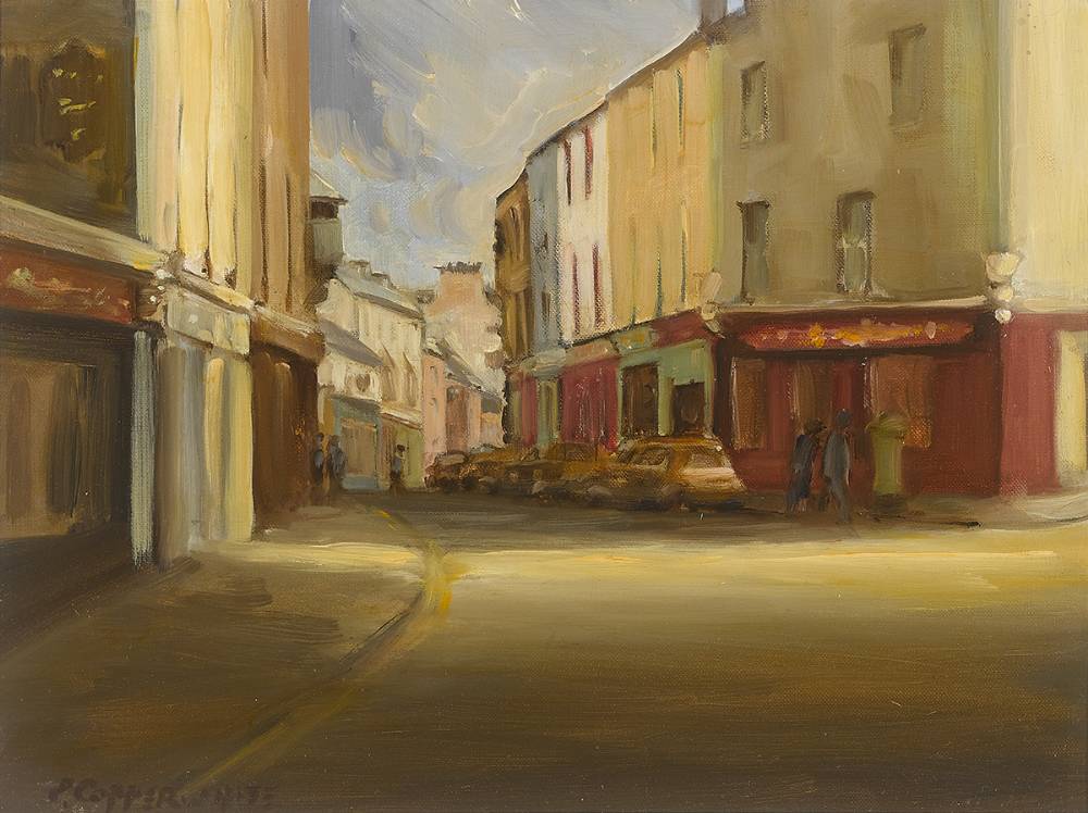 MAINGUARD STREET and HIGH STREET, GALWAY (A PAIR) by Patrick Copperwhite (b.1935) at Whyte's Auctions