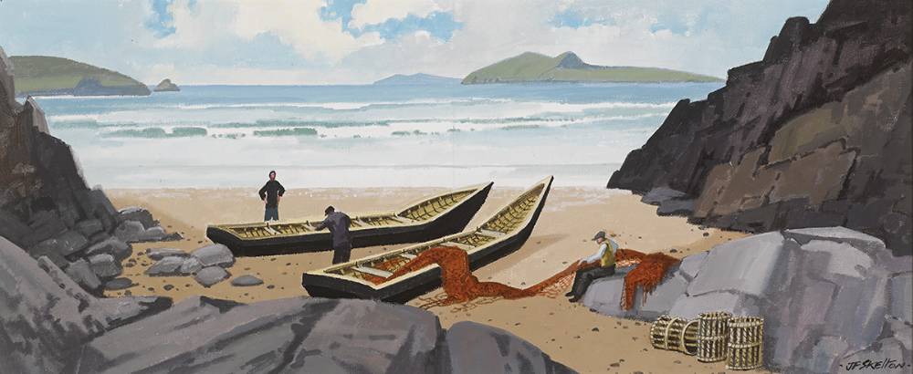 A QUIET COVE, BLASKETS, COUNTY KERRY by John Francis Skelton (b.1954) at Whyte's Auctions