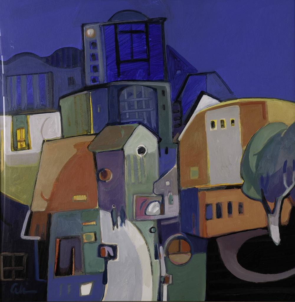 NIGHT FALLS ON THE CITY by Ali Golkar sold for �1,300 at Whyte's Auctions
