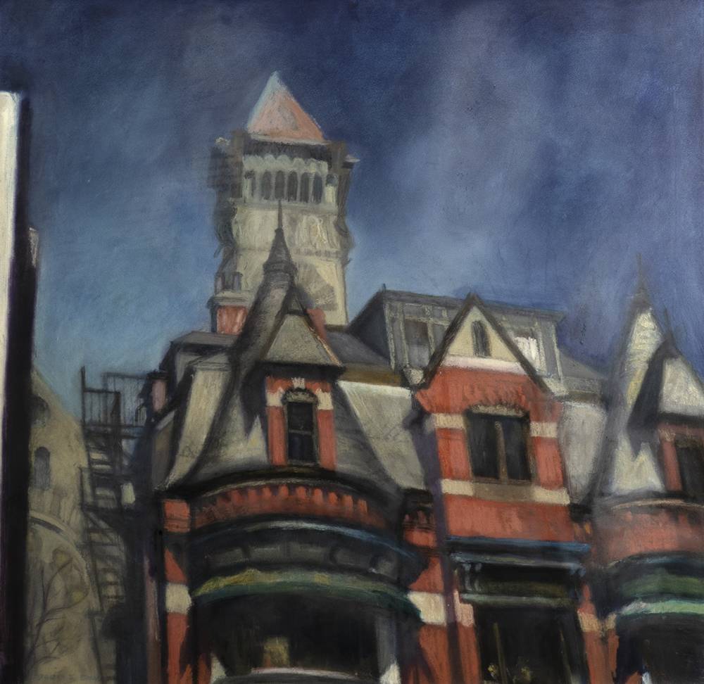 RED BRICK, BOSTON by Jean S. Cain (American) at Whyte's Auctions
