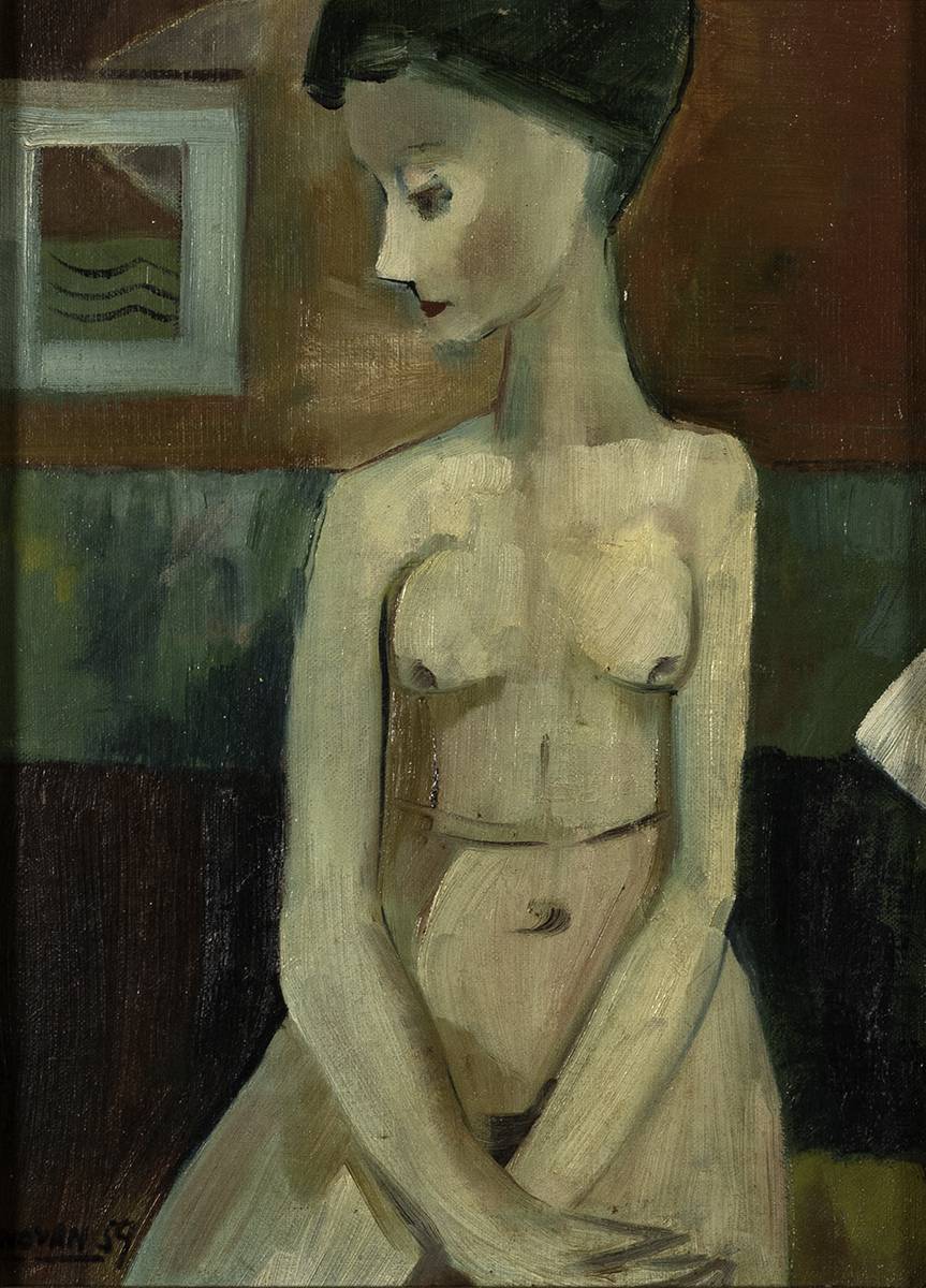 NUDE, 1959 by Jack Donovan sold for �800 at Whyte's Auctions