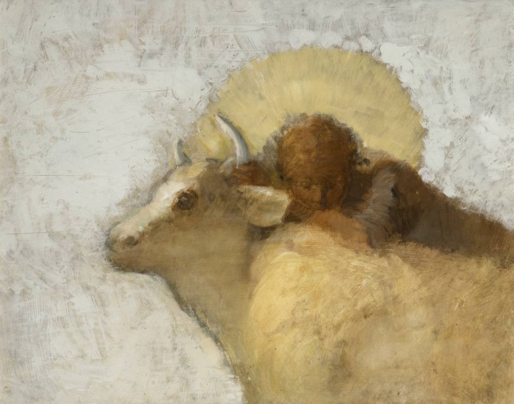 EUROPA AND THE BULL, 1980 by Cherith McKinstry HRHA (1928-2004) at Whyte's Auctions