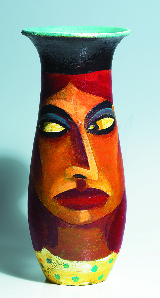 VASE WITH RED-HAIRED WOMAN by Graham Knuttel (b.1954) (b.1954) at Whyte's Auctions