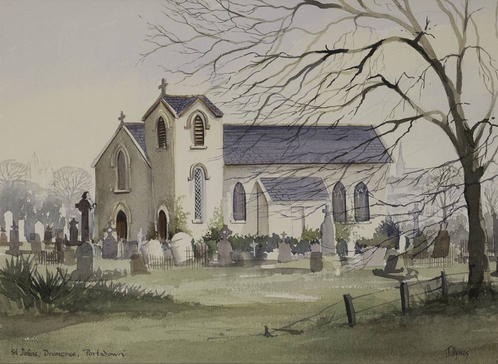 ST. JOHN'S, DRUMCREE, PORTADOWN by Joseph Hynes sold for �135 at Whyte's Auctions