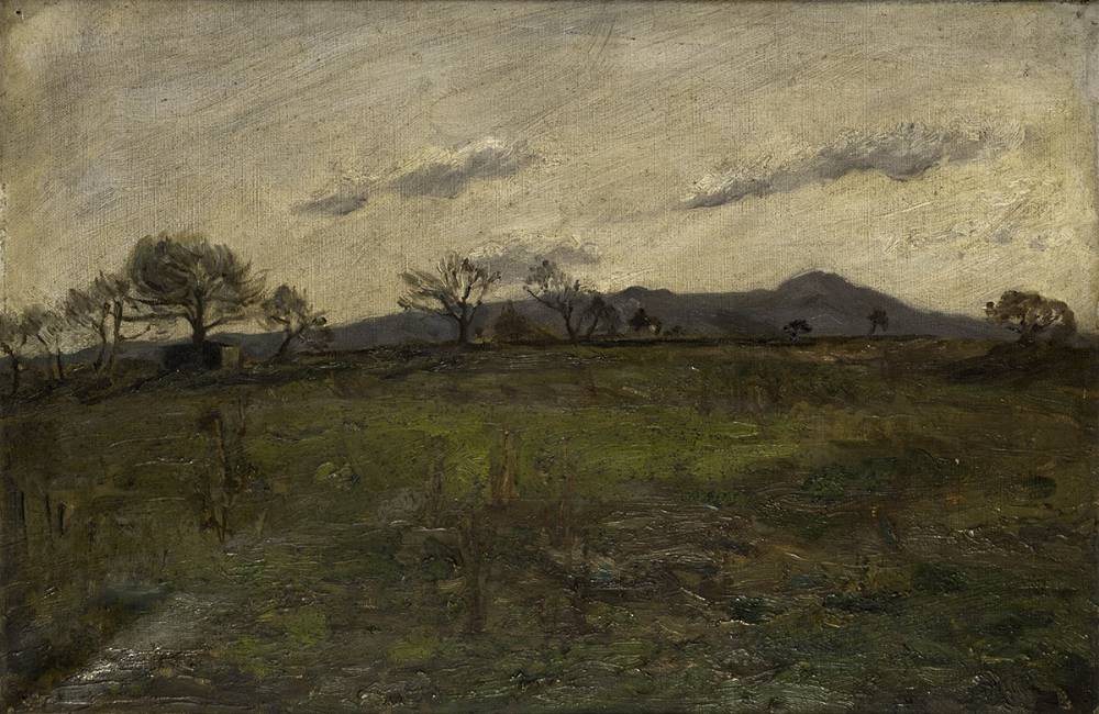 LANDSCAPE, COUNTY DUBLIN by Estella Frances Solomons sold for �800 at Whyte's Auctions