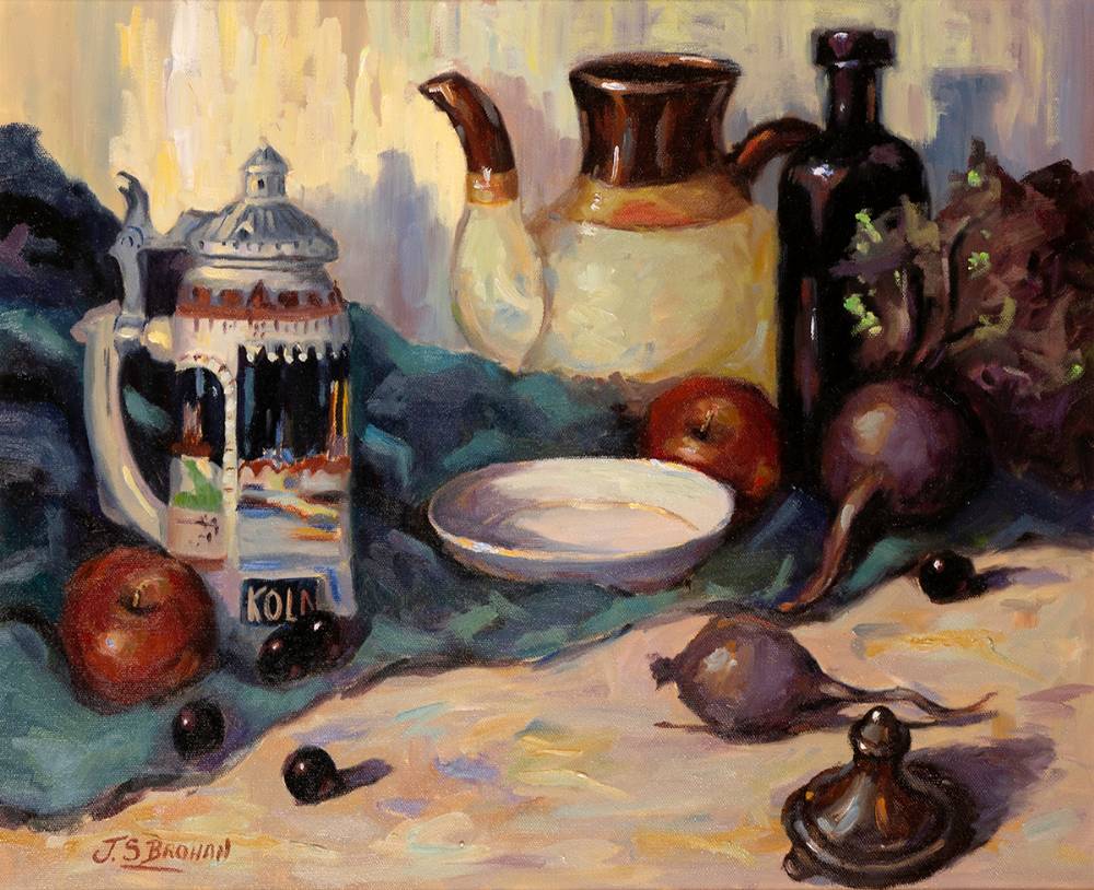 STILL LIFE WITH TANKARD by James S. Brohan (b.1952) at Whyte's Auctions