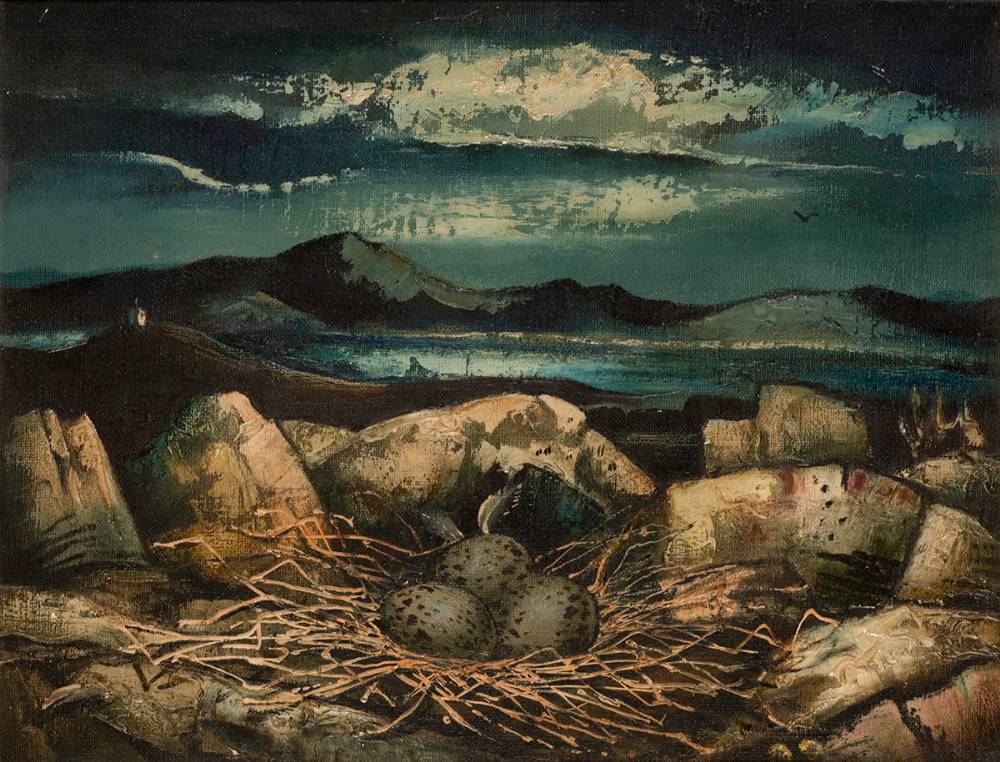 BIRD'S NEST, 1950 by Daniel O'Neill (1920-1974) at Whyte's Auctions