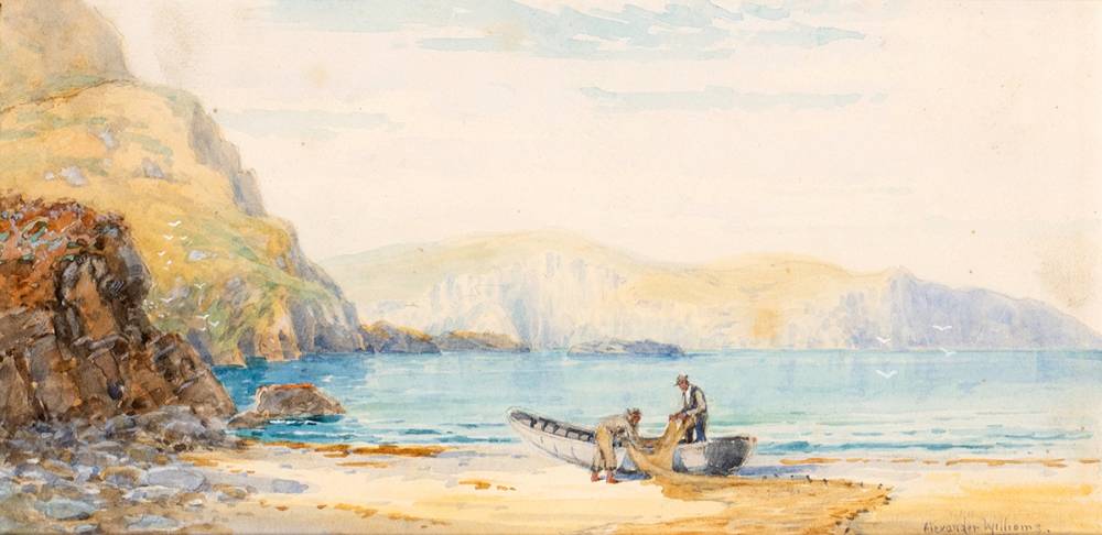 ACHILL ISLAND, COUNTY MAYO by Alexander Williams RHA (1846-1930) at Whyte's Auctions