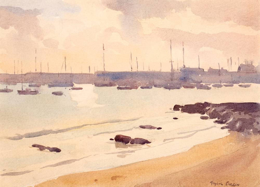 EVENING, LOS CRISTIANOS, GRAN CANARIA, 1989 by Robert Taylor Carson sold for 160 at Whyte's Auctions
