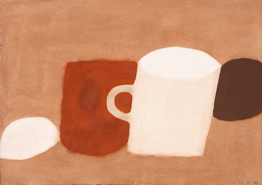 STILL LIFE WITH MUG, 1968 by William Scott sold for �18,000 at Whyte's Auctions