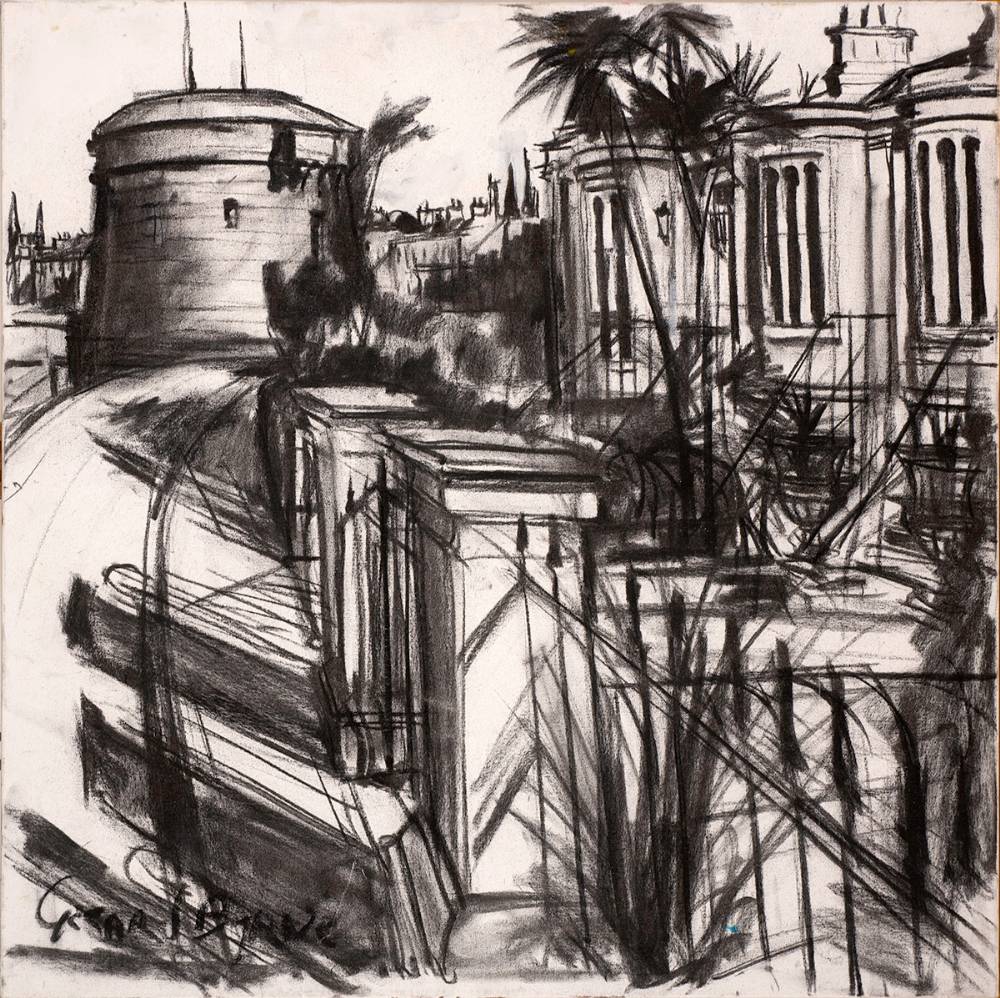 MARTELLO TOWER, MONKSTOWN, COUNTY DUBLIN by Gerard Byrne (b.1958) at Whyte's Auctions