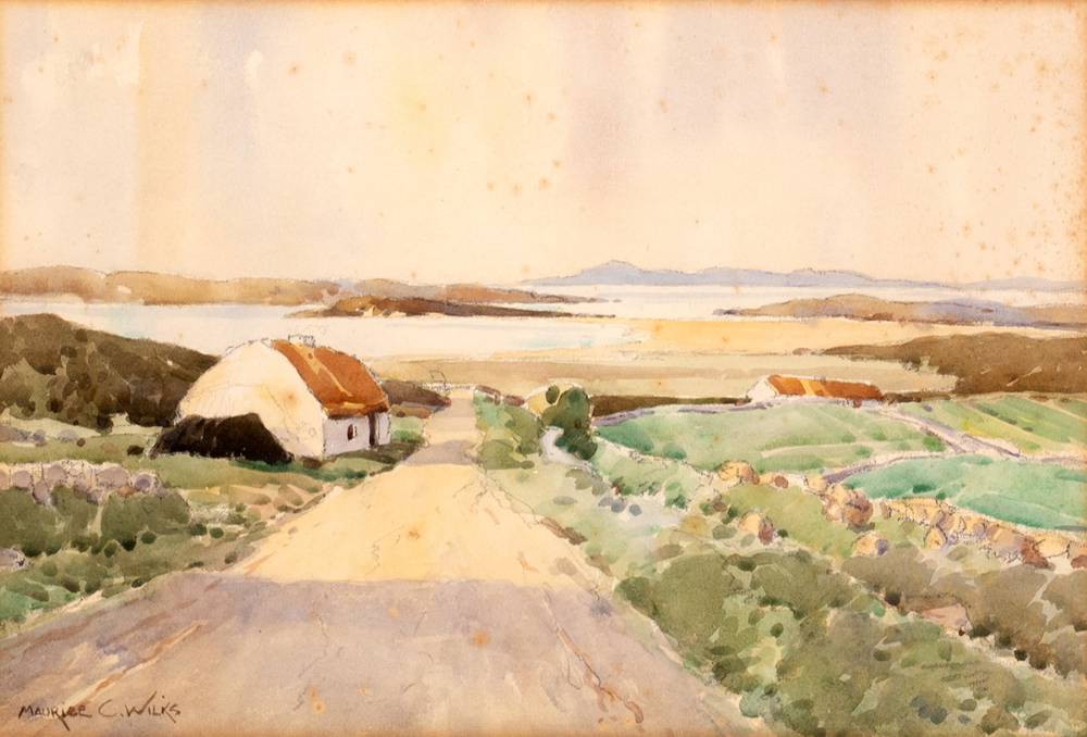 INNISFREE STRAND FROM BUNBEG, COUNTY DONEGAL by Maurice Canning Wilks RUA ARHA (1910-1984) at Whyte's Auctions