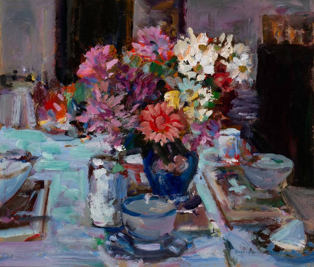 TERESA'S FLOWERS, 1992 by James O'Halloran (b.1955) at Whyte's Auctions