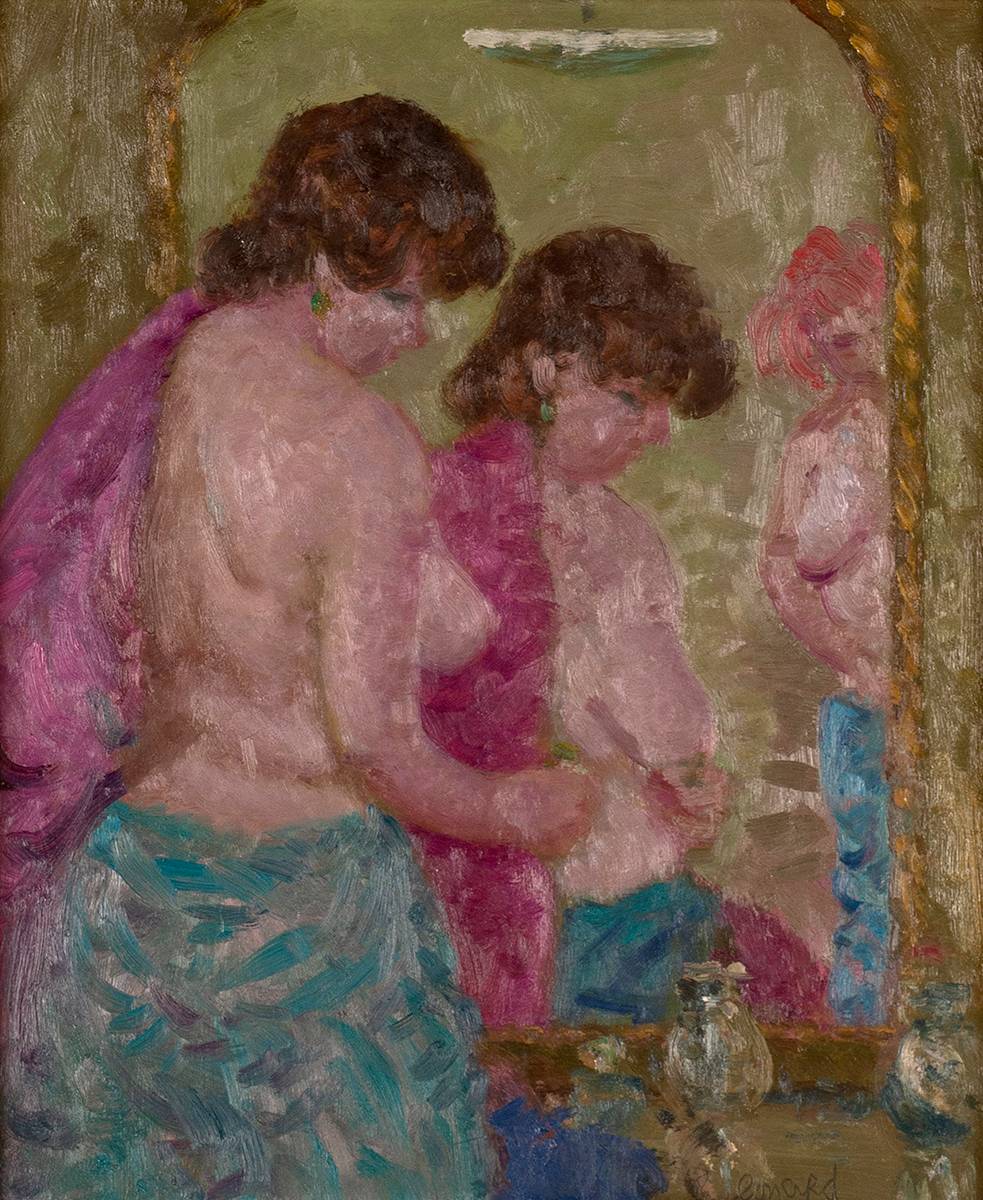 THE DRESSING ROOM, LONDON, 1966 by Patrick Leonard HRHA (1918-2005) at Whyte's Auctions
